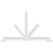 Ekena Millwork Vanguard Architectural Grade PVC Gable Bracket, 84"W x 49"H x 4"D x 4"F, 14/12 Pitch GBP084X49X0404VAN00 - alternate 5